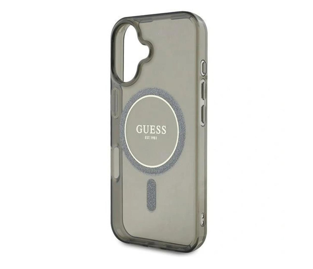 Guess IML Glitter Circle do iPhone 16 czarny - 1279120 - zdjęcie 2